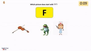 Alphabet Quiz A J for Kids