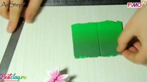 Мастер-класс: Кейн "Лилия" из полимерной глины FIMO/polymer clay tutorial