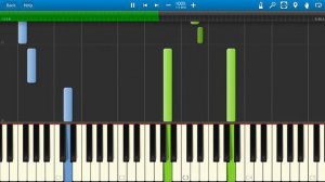 Гиа Канчели - Музыкальная тема (из к/ф Кин-дза-дза) (на пианино Synthesia)