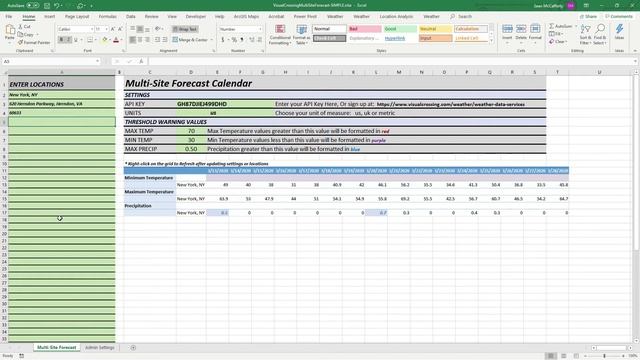 Excel Weather Forecast In Under 5 Minutes! смотреть онлайн