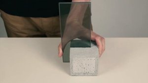 Наградная стела из декоративного пористого бетона