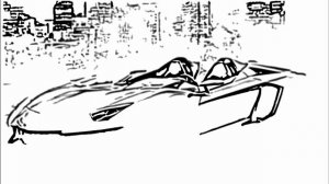 Aventador J auto sketch