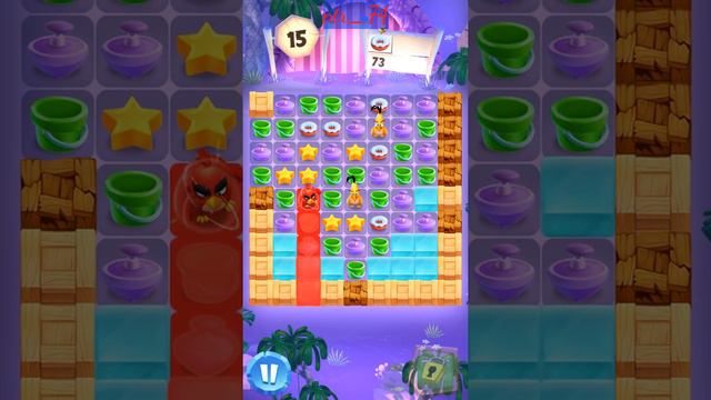 Angry Birds Match. Открытие комбо усиления. Вечеринка-сюрприз №1