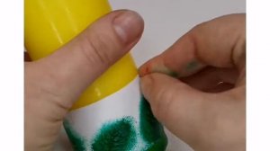 Роспись свечи "Трафарет"