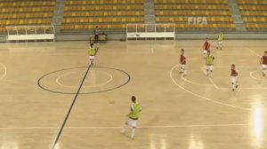 Футзал позиционная атака с завершением схема тактика 4-0 ( 3-1 ).