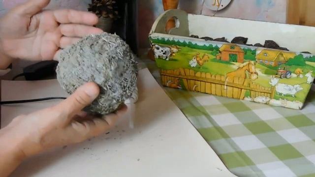 DIY Шары из шишек.орехов,каштанов,желудей и т.д. смотреть онлайн