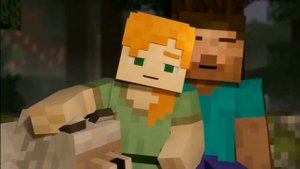 Майнкрафт анимация: рейд в деревне/minecraft animation: raid in the village