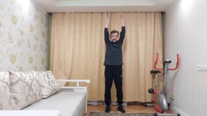 Утренняя зарядка. Небольшой комплекс общеукрепляющих упражнений.