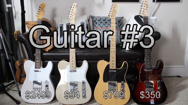 Jimmy Page Mirror vs Baja Telecaster vs Harley Benton TE-30 vs Parts Caster смотреть онлайн