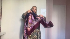 Обзор Павловопосадских платков на осень
