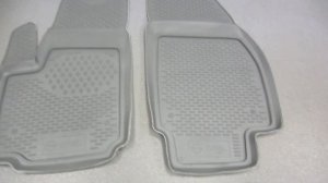 Коврики в салон Opel Meriva B 2010-2018. Цвет серый