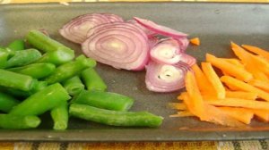 Говядина, тушеная со стручковой фасолью