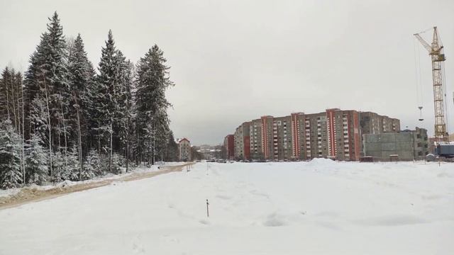 Продолжение строительства микрорайона 8а г.Новополоцк, 11.12.2022г. смотреть онлайн