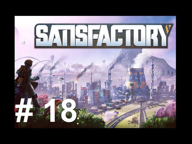 Satisfactory (18). Энергетика - топливный и геотермальный генераторы. Кварц и кремний.