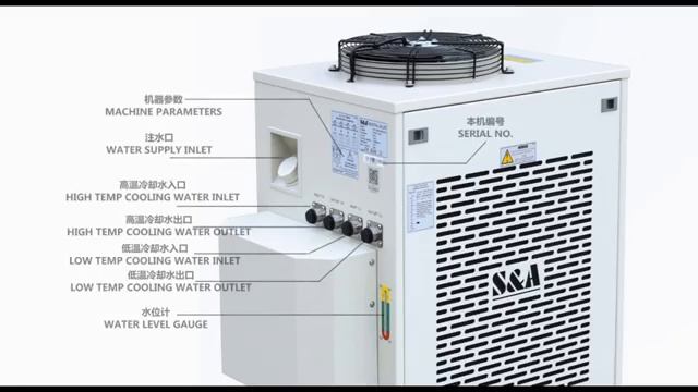 S&A Промышленный охладитель воды машина CWFL-1000 для тонких резец лазера волокна металла смотреть онлайн