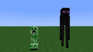 Minecraft Animation Enderman and Creeper dancing