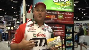 New Berkley Twitchtail Minnow & Gulp Alive Recharge Liquid with David Dudley ICAST 2012