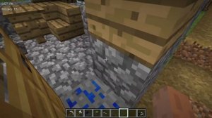 всё это время у жителя под домом находился сундук в Minecraft