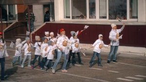 Флешмоб посвященный 15-летию ОАО "РЖД"