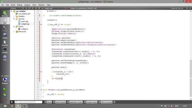 Qt tilting and zooming. QTransform. Наклон и приближение изображения. смотреть онлайн