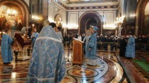 Служба в Храме Христа Спасителя