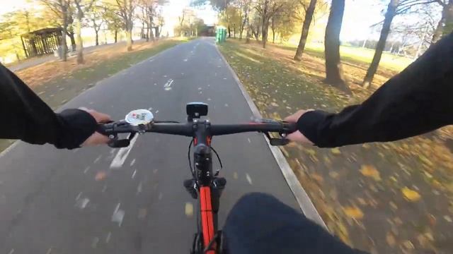 Осень 2022. Велопрогулка по паркам Москвы.