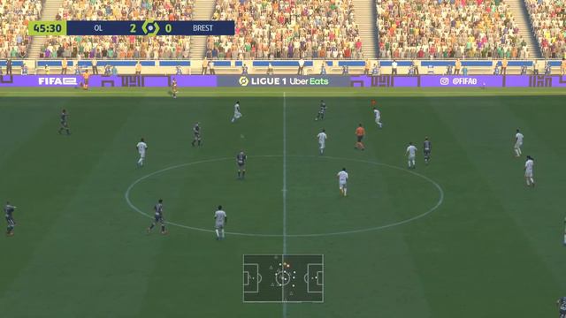 FIFA 22 Realistic Sliders - the most realistic sliders - Lyon Full Match FUMA