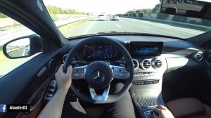 The Mercedes C Class 2020 POV Test Drive