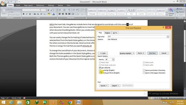 How to use Find Option In MS Word || Use if Find Option In MS Word || Part-II ||  Sir Sahib Khan