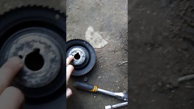 Ремонт шкива коленвала Опель X14XE смотреть онлайн