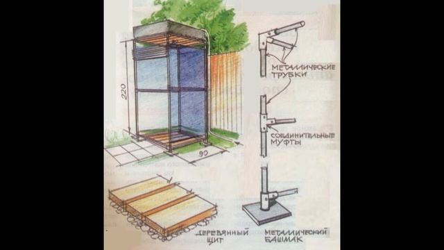 Как смастерить летний душ своими руками для дачи?