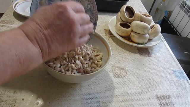 Как приготовить шампиньоны! ФАРШИРОВАННЫЕ ШАМПИНЬОНЫ!
