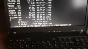 Обновление модифицированного BIOS через DOS для Lenovo T60