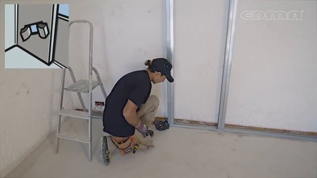 Просекатель профиля для гипсокартона EDMA MASTER PROFIL 062055 для соединения одной рукой смотреть онлайн