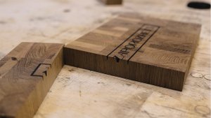 Работа с ЧПУ в столярке. V-образная вставка.