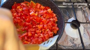 Урама ханум мантоваркасыз / Орама ханым қазақша рецепт/ ханум на сковороде