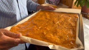 Пастила из абрикосов, натуральным способом, легко и просто #абрикосы #пастила #пастилаизабрикосов