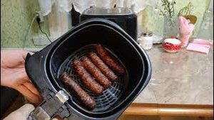 Чевапчичи в аэрофритюрнице Biolomix как на углях / Chevapchichi in the Biolomix air fryer like on co