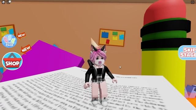 НАСТАЛО ВРЕМЯ ПОБЕГА ИЗ ШКОЛЫ! Roblox Escape School Obby! смотреть онлайн