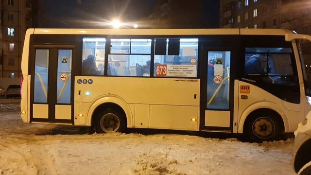 Сертолово. Маршрутка. Зима.