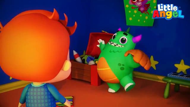 Кто Прячется У Меня Под Кроватью? 👻😜 | Развивающие Песенки Для Детей | Little Angel Русский смотреть онлайн
