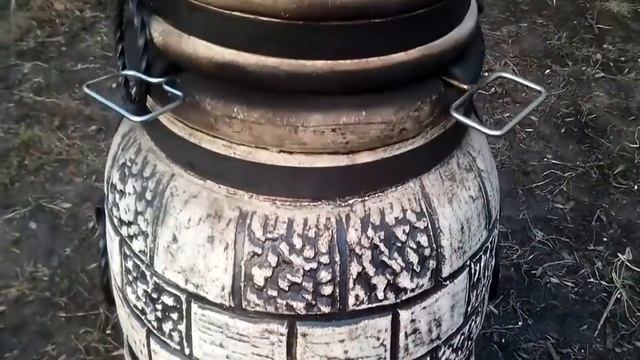 Картошка с рыбой в тандыре