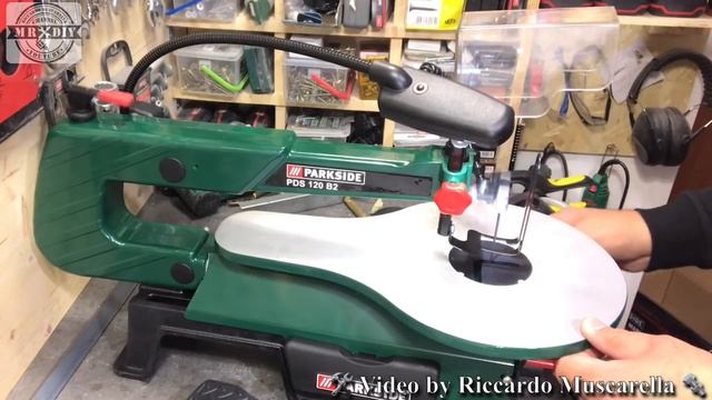 seghetto da traforo per legno. Parkside Lidl. PDS 120 B2. Seghetto oscillante. Traforo elettrico смотреть онлайн