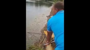 Огромный толстолобик на Ростовском море