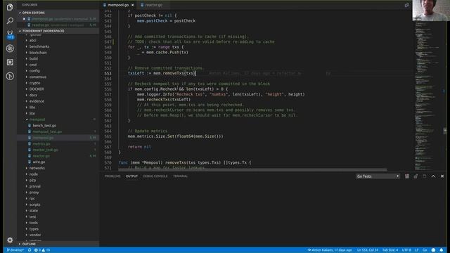 Team dev session: Current mempool design смотреть онлайн