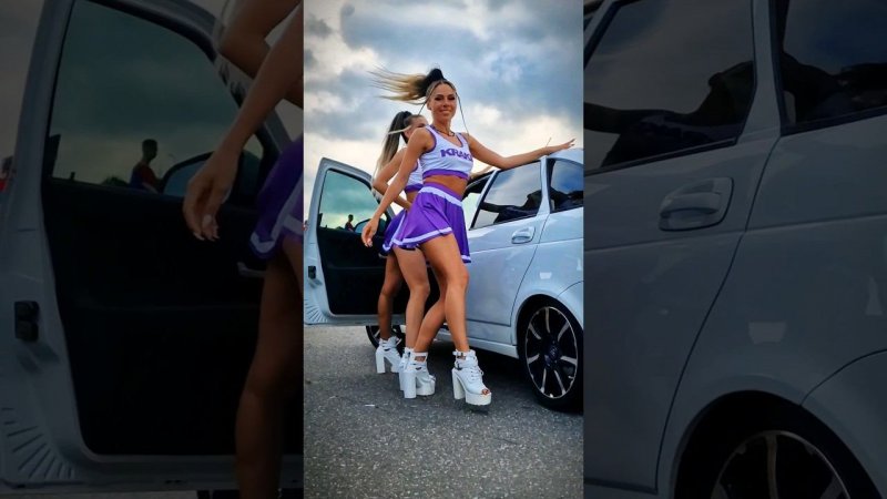 Тверк на авто шоу! Кто танцует лучше? #тверк #танцы #авто #автозвук #twerk #dance  #cars #sound