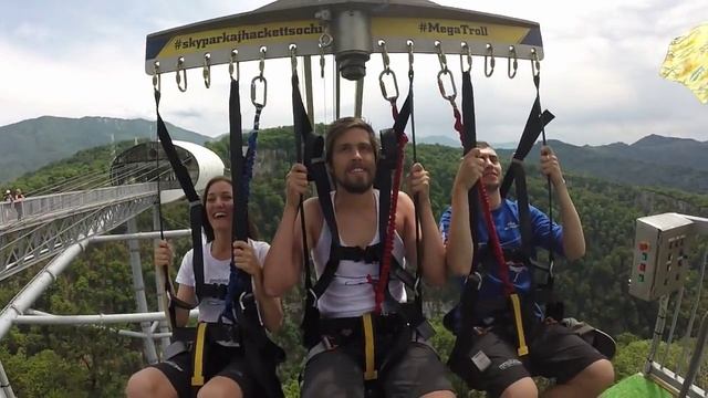 Мегатроллей в Скайпарке / Megatroll in Skypark AJ Hackett Sochi