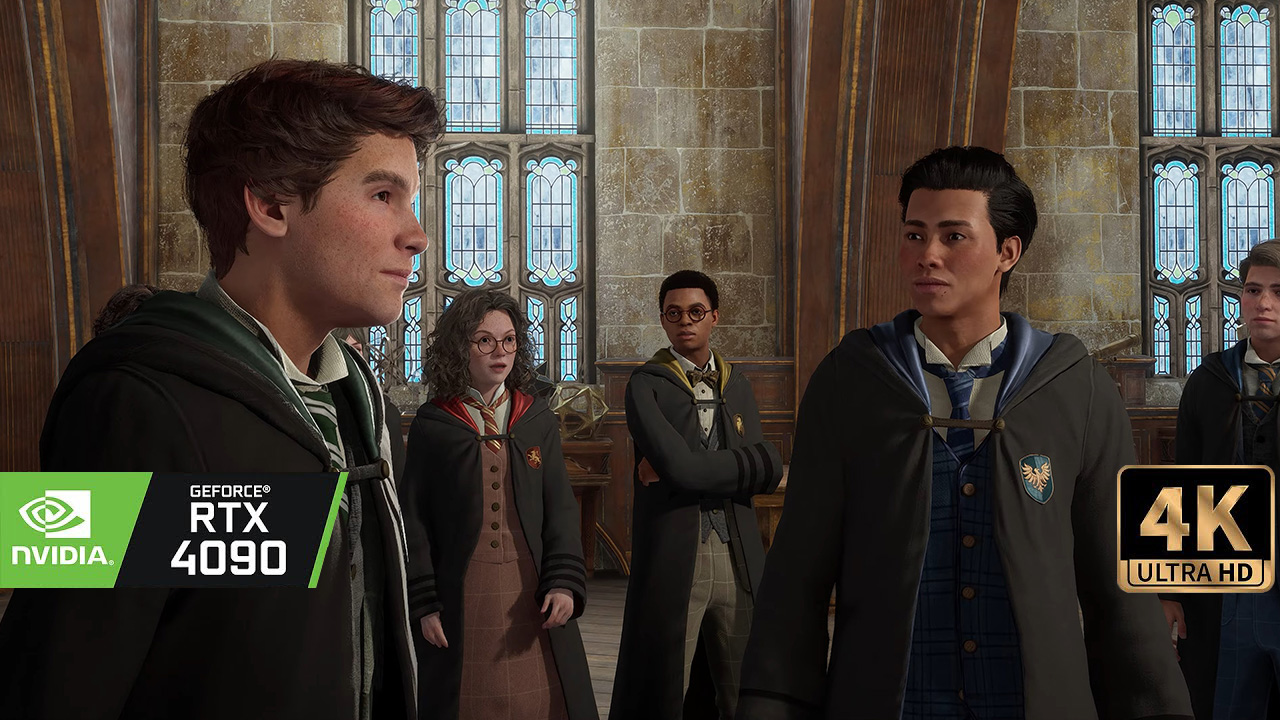 [4K] Геймплей Hogwarts Legacy на RTX 4090 с DLSS 3, трассировкой лучей и УЛЬТРА настройках