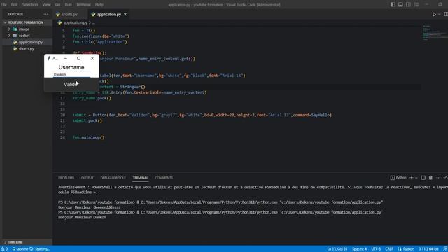 #7 comment traiter les informations d'un champ de texte sous python смотреть онлайн