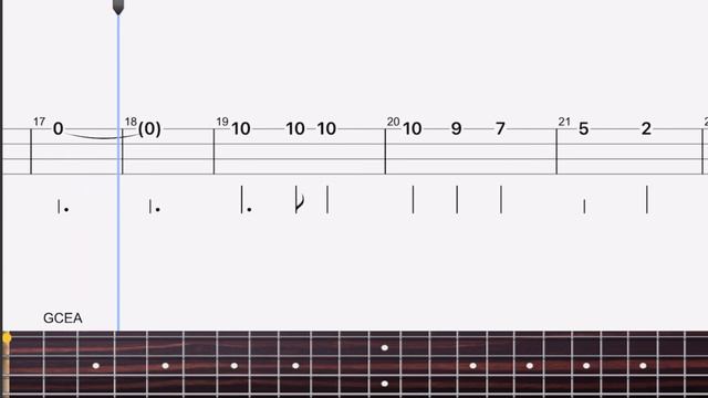 「Greensleeves」Ukulele Finger Style Play along Tabs For Beginners смотреть онлайн